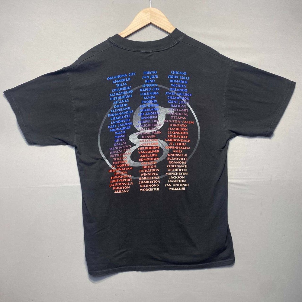 Hanes Garth Brooks Fresh Horses T Shirt Mens Lg Black Vintage 1996 Tour Graphic - Picture 4 of 10